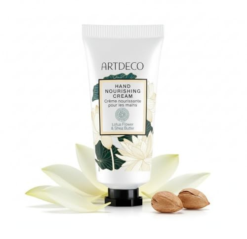 ARTDECO Hand Nourishing Cream - Sheabutter | Feuchtigkeitsspendender Handbalsam mit Sheabutter & Lotusextrakt, Für zarte, geschmeidige Hände, 1 x 30ml