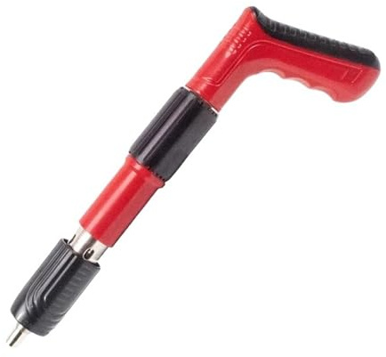 Pistola De Clavos Manual Acero, Herramienta Remachadora For Fijación Paredes, Procesamiento Metales, Instalación Techos Y Cemento E Inalámbrica Multiusos Varias Necesidades(Red)