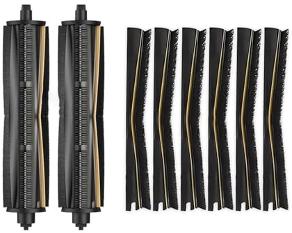 NVDERTA Bande de Brosse Tricut Compatible avec X30 X40 L40Ultra, Xiaomi X20 Pro/ X10+/ X20+/M30S/ M40/ H40, MOVA E30/Z50 Ultra(Light Grey)