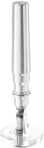 minkissy Dispositivo de Práctica para Trompeta Pequeño Herramienta de Boca de Metal Plateado Accesorio Compacto para Entrenamiento y Aprendizaje de Trompetas Adecuado para Principiantes