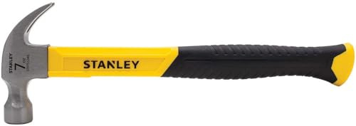 Stanley STHT51346 Marteau en fibre de verre à griffe courbe 198,4 g,