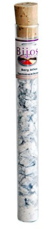 Bitto Räucherwerk in 35 ml Glasröhre Berg Athos Jasminweihrauch - wirkt herzöffnend und Steht für Sanftmut und Liebe
