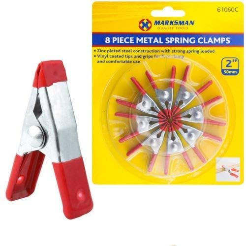 40 X Metal Market STALL Spring Clamps Clips Tent Tarpaulin Awning TARP Clip 2