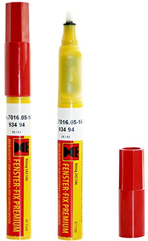 SCHUERING Colour Lacquer Pen For UPVC Windows - Black Cherry/Rosewood