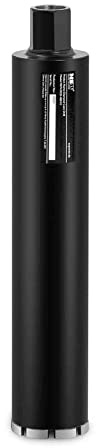 MSW Scie Trépan Diamant Cloche Béton Diamantée Mèche Emporte-Pièce Foret Pour Carotteuse Carottage À Trous MSW-DCD-400/83 (ø 83 mm x 450 mm, Raccord 1 ¼ (UNC 7), Voie Sèche/Humide, Acier & Diamant)