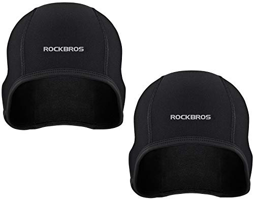 ROCKBROS Cykelkeps Funktionell keps Kvinnor Män Hjälm Undercap Cykelkeps Vindtät Varm Fleece Termisk för cykling Skidåkning Running Outdoor