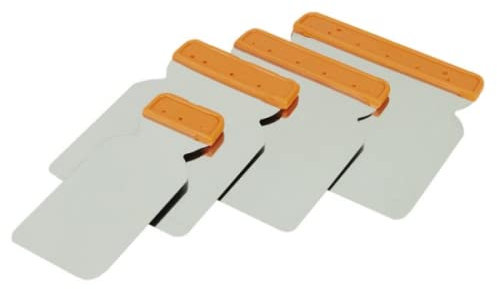 Juego Espátulas Carrocero Inox Redondeado Premium