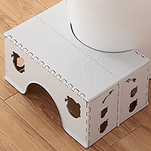 Faltbare Nicht-slip Hocken Toilettenhocker,Bequem Kompakte Toilettenhocker,Für Erwachsene Kinder-Blau 45x30x18cm(18x12x7inch)