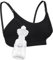 neppein Hands Free Pumping Bra Adjustable Breast-Pump Holding and Nursing Bra Seamless Nursing Maternity Bra for Pregnancy and Breastfeeding Black