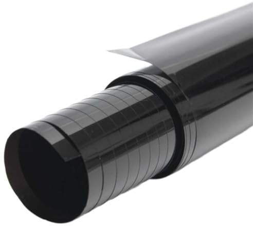 TöNungsfolie Auto 300 cmx50 cm schwarze Autofenster Folien schwarz Autowagen Home Fenster Glas Gebäude Tönung Film Roll Seitenfenster Solar UV Schutz ScheibentöNungsfolie Auto(Größe:35 Percent Clear)