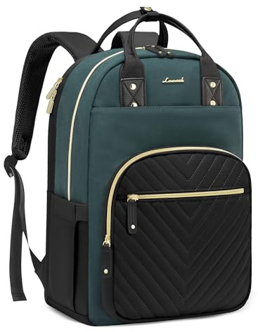 LOVEVOOK Laptop Backpack for Women 15.6 Inch, Waterproof Rucksack Bag | Large Work Backpacks Womens for College Uni School Travel, Casual Daypacks