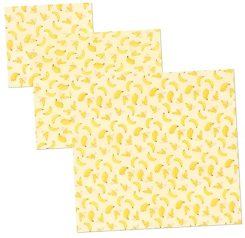 SEWOART 3 Sheets Beeswax Cling Wrap for Fried Chicken Wraps Food Beeswax Paper Oil for Sandwiches and Boys and Girls Food Wrapping
