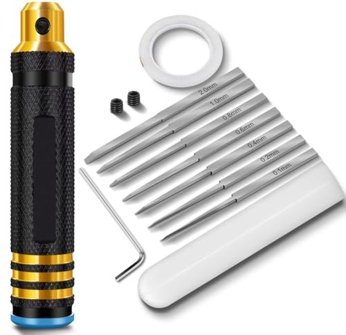 Booso Prime Model Scriber Résine Sculptée Scribe Line Hobby Outil de Coupe Ciseau, Outil de Coupe Hobby Noir