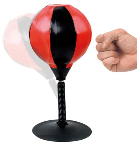 Tisch Boxsack Stressabbau Punchingball Tisch, Desktop Punching Bag Mit Starken Saugnapf, Schreibtisch Punchingball Fürs Büro & Zuhause, Lustiges Geschenk Für Freunde Oder Kollegen, Ostern