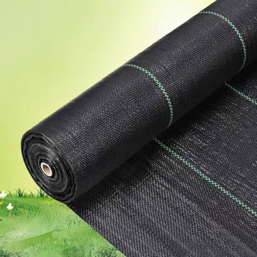FVTVHEV Tessuto per Erbacce da Giardino Barriere Contro Le Erbe Infestanti Lunghezza 200m Permeabilità all'acqua e traspirabilità Telo Anti Erbacce per Orto Adatto per il giardinaggio all'aperto(1.5x2
