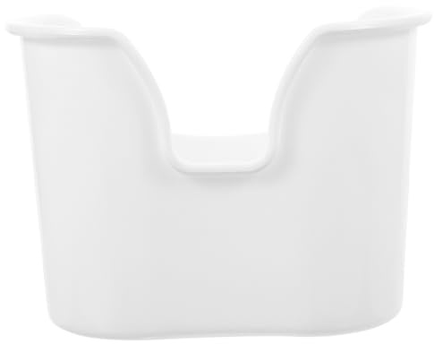 DECOMELODY Appareil pour Nettoyer Oreilles Bassine en Plastique Blanc, Bol de Lavage pour Cérumen Léger et Sûr, Compatible Système de Lavage Auriculaire à Domicile