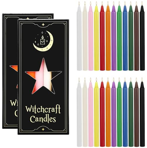 Hanukkah Velas de 24 varillas, coloridas, pequeñas, 16 cm de alto, velas para árbol de Navidad, Chime, Vigil, altar Wicca, rituales, oraciones, bodas y decoración de fiestas
