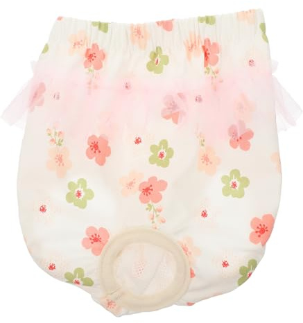 DIYEAH Hund Höschen für läufige Hündinnen Atmungsaktive Weiche Sanitary Panties mit Superweicher Innenlage Schützende Hundewindel für Welpen bis Verhindert Auslaufen und Schützt Möbel