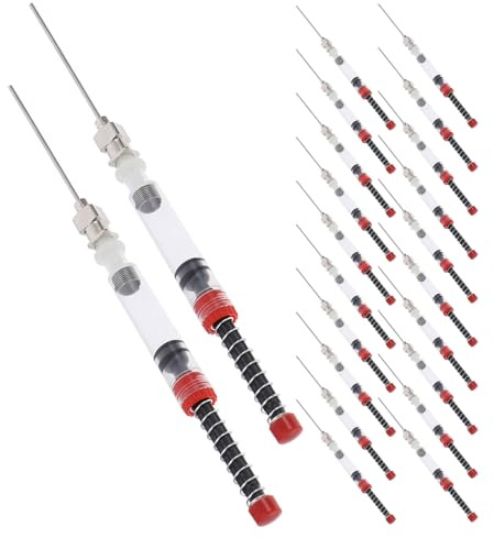 TOGEVAL Convertitore per Penna Stilografica 22 Pezzi Ago a Molla in Acciaio Inox Dispositivo Assorbitore Inchiostro Compatibile Eurostandard Kit Ricarica Inchiostro per Studenti e