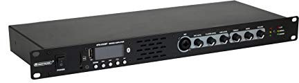 Omnitronic EPA-100BT Rackmount 1U Mixer Amplifer Bluetooth USB Sound System