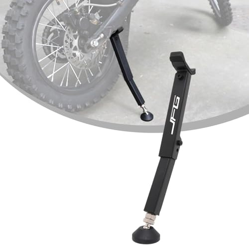 JFG RACING Soporte Rueda Trasera Moto,Soporte Elevación Moto Ajustable y Portátil Universal para Motocross Enduro Pit Bike Dirt Bike Limpieza o Lubricación Cadena-Negro