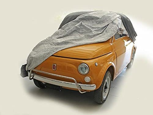 Copriauto Telo Felpato Copri Auto per 500 Epoca D - F - L - R dal 1957 in poi adattabile verifica le misure cm. 280 x 120 x 165 copertura impermeabile - 78559