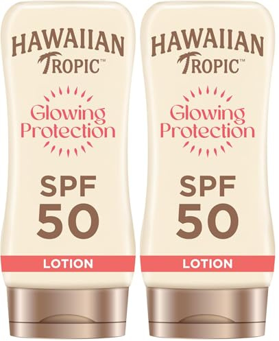 Hawaiian Tropic Satin Protection Sun Lotion Sonnencreme LSF 50+, 180 ml, 2er Pack