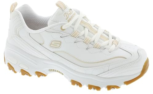 Skechers D'Lites weiße Turnschuhe