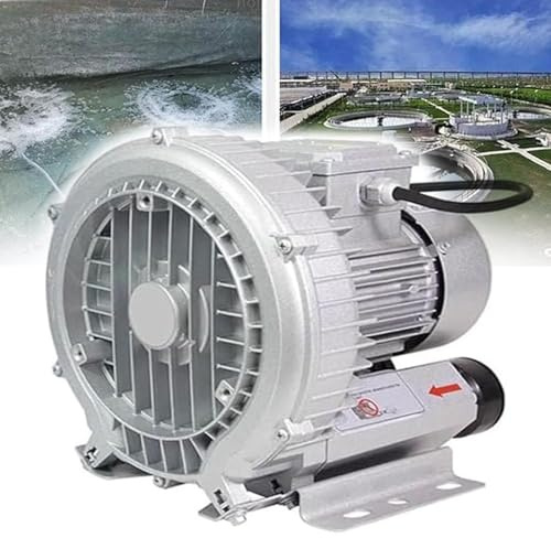 Ventilador Vortex De Alta Presión,Bomba De Vacío Industrial Monofásica De 120W-1500W,Soplador Regenerativo,Centrífugo Silencioso Con Carcasa De Aluminio,Velocidad Del Motor 2980 Rev/min(Color:180W)