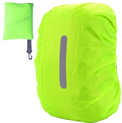EIYVPRA Housse de Pluie pour Sac à Dos avec Bandes réfléchissantes, 40L-50L, sac equitation, Housse de Pluie imperméable pour Sac à Dos, Sac d'école pour la randonnée, Les Voyages, Le Camping, Le vélo