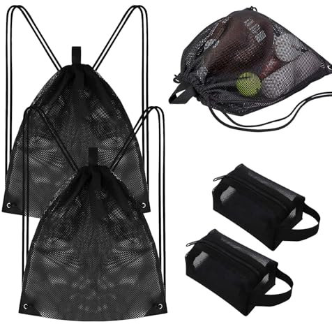 KUBDPQOR Borsa a Rete Multifunzionale - Sacca Palestra, Borsa Piscina, Zaino per Funghi, Accessori Mare & Zaino Spiaggia