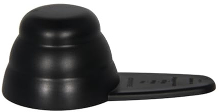 Duroecsain Cuillère de service avec contrôle des portions, cuillère à café pour café moulu | Cuillère à café de qualité alimentaire, cuillère à soupe de mesure précise | Cuillère à condiments à café