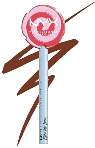 NYX Professional Make-Up Candy Swirl Liner, NYX Professional Makeup Epic Ink Eye Liner, Filzstift, Ideal für die Weihnachtszeit & für Anfänger, Farbe: Gingersnap