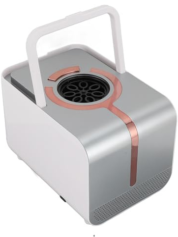 Ausla Blasenmaschine, 20000 Blasen Pro Minute Hohe Leistung Automatischer Blasenmacher mit LED-Lichtern für Partys Bühne Hochzeit Geburtstag, 170x122x118mm