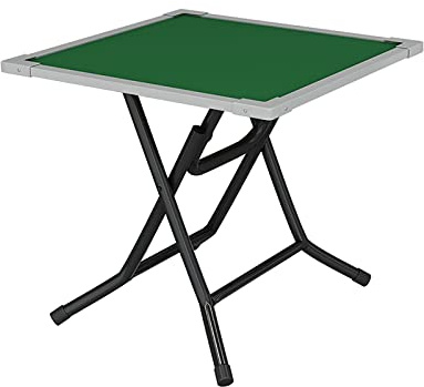 Mesa de juego plegable, diseño duradero y resistente al desgaste para Mahjong, póquer y blackjack
