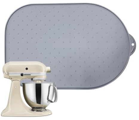 Köksglidmatta för Mixer Silikonunderlägg för Maskin | Mixerförflyttare Med Glidplatta Och Underlägg För Bakning, Matlagning, Hushållsbänkskiva, Restaurangskåp, Köksbänk,