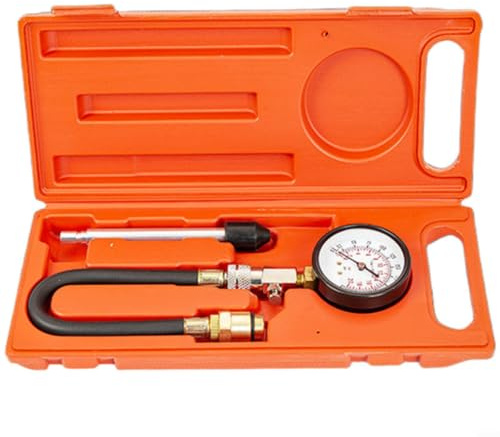 Medidor de presión cilíndrica de combustible para coche y moto, resistente dispositivo de prueba de plástico PP para medición de compresión, herramienta universal para automóviles SUV y maquinaria