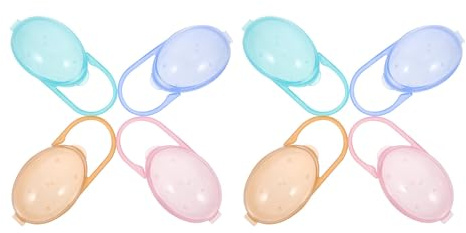 ULTECHNOVO Estuche Porta Chupetes Color de Gran Capacidad Pp Ligero y Multiusos, Caja para Chupete Portátil 8 Piezas y Almacenamiento Fácil Adecuado para Nuevos Padres Color