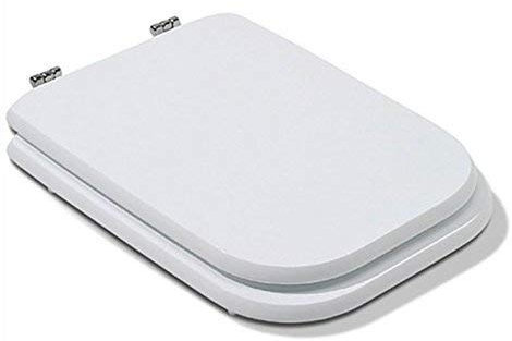 SANIPLAST Sedile Wc Conca, Mdf, 43x33,8 Cm Bianco