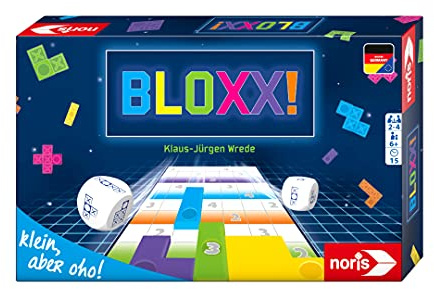 Noris 606101796 Bloxx, der Videospiel-Klassiker als Würfelspiel