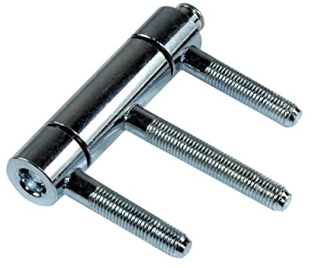 SN-TEC Haustürband, Türband 3-teilig für Holztüren WF C 1-20, Rolle 20mm, Stift 10mm, verzinkt (10 Stück)