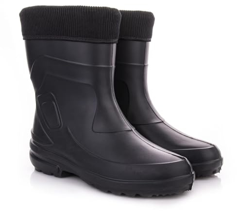 LEMIGO Damen Eva Gummistiefel Jessy 800 (Schwarz, EU Schuhgrößensystem, Erwachsene, Numerisch, M, 40)