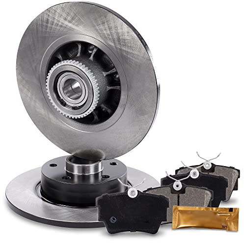 ATEC Germany Bremsenset Hinterachse inkl. Bremsscheiben Ø 280 mm Voll + | Kompatibel mit: OPEL VIVARO B Bus, VIVARO B Kasten, VIVARO B Pritsche/Fahrgestell, RENAULT TRAFIC III Bus, TRAFIC III Kasten