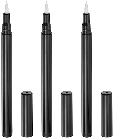 QUARKZMAN 3uds Tela Marcadores Permanente Tinte Pintura Textil Marcador Bolígrafos Fino Punta para Bricolaje Ropa Zapatos, Blanco