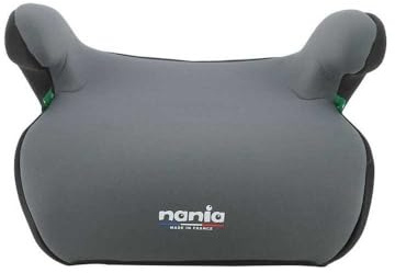 Isofix Nania Alphix Sitzerhöhung, 135-150 cm, R129, von 8 bis 12 Jahren, französisches Produkt, mit Armlehnen, Schwarz