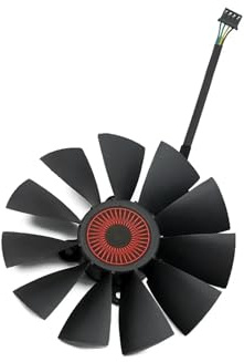 WOMELF Ventilateur de refroidissement for carte graphique ASUS STRIX GTX 970 980 780 TI R9 380, 95MM, 0,55a, 5 broches, GTX980 980Ti (Color : A Fan)