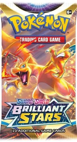 Pokemon TCG: Sword & Shield - Paquete de Refuerzo de Estrellas Brillantes (10 Tarjetas por Paquete)