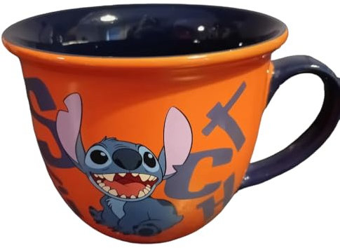 Disney Store USA Stitch - Taza con labios naranjas