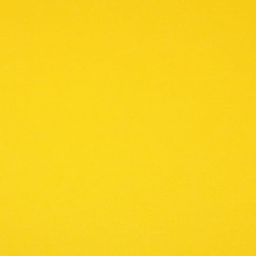 hochwertige Filzplatten in 3 verschiedenen Größen und 56 Farben frei wählbar · 1 oder 3 mm dick · Filzstoff zum basteln, nähen, dekorieren u.v.m. · 100% Polyester, Farbe: gelb, Größe: 750 x 500 mm