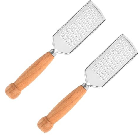 COLLBATH 2piezas Rallador De Inoxidable Mango Para Rallar Verduras Cocina Para y Restaurantes